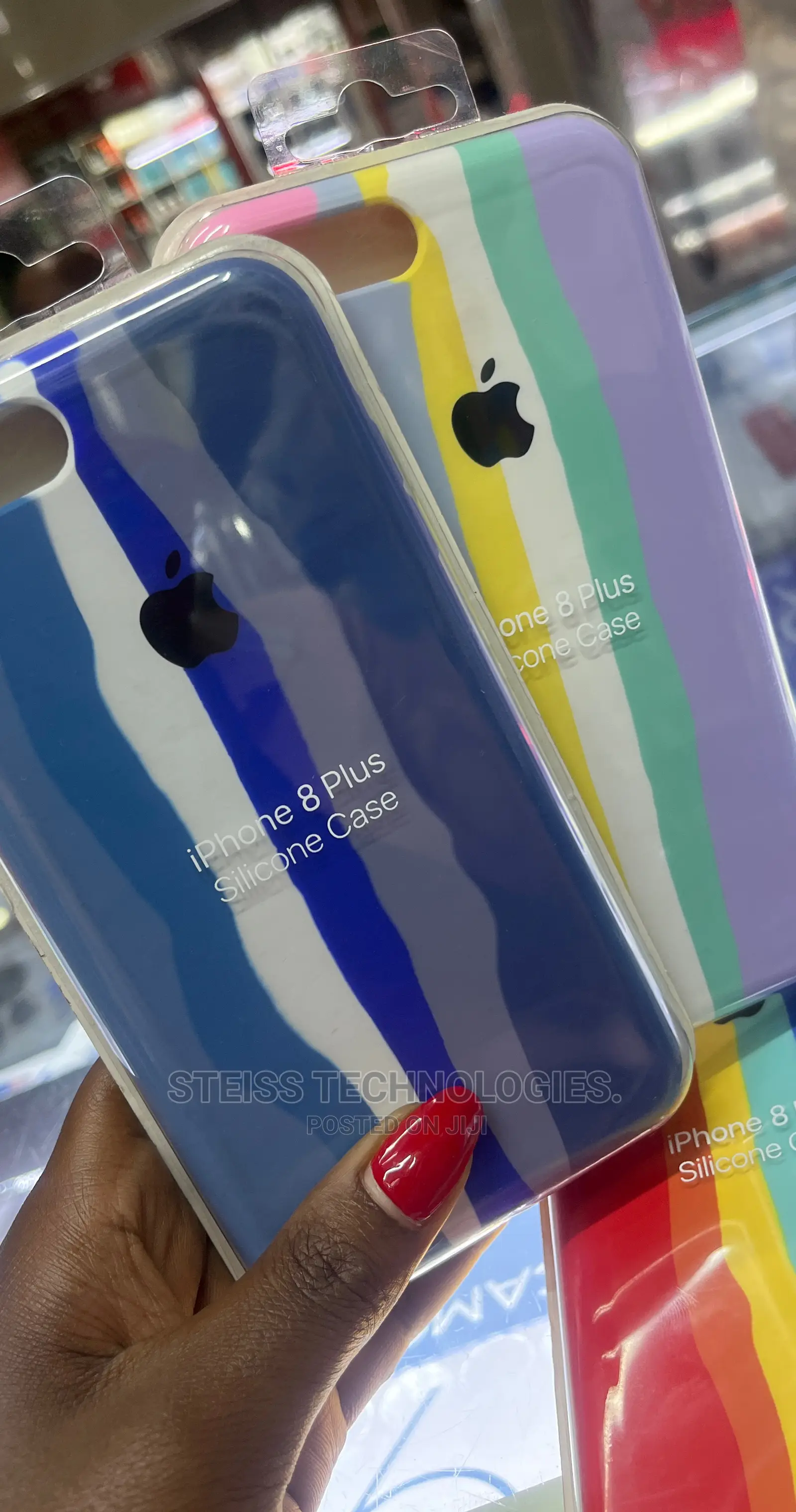 iPhone Rainbow Silicon Cases.