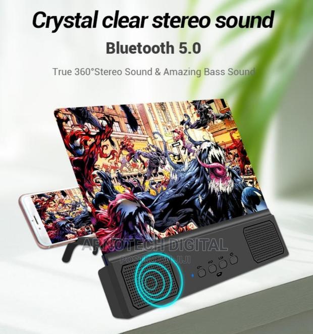 5.0 Bluetooth 14" Phone Screen Magnifier+ Speaker - thumbnail 2
