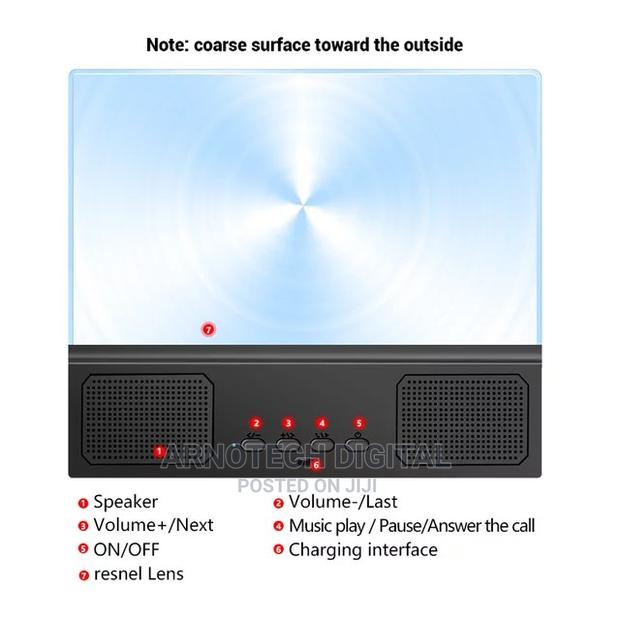 5.0 Bluetooth 14" Phone Screen Magnifier+ Speaker - thumbnail 3