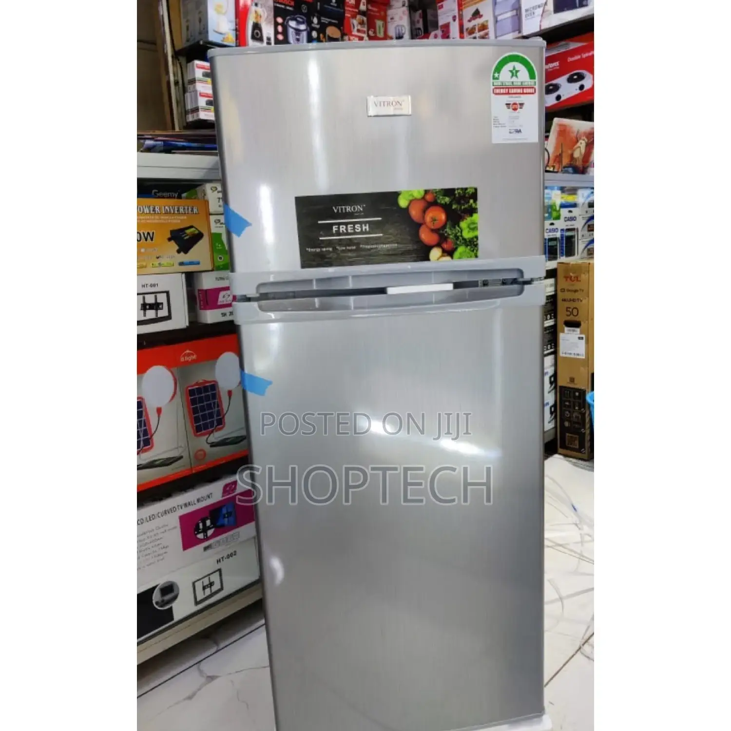 Vitron 128 Litres Double Door Refrigerator.