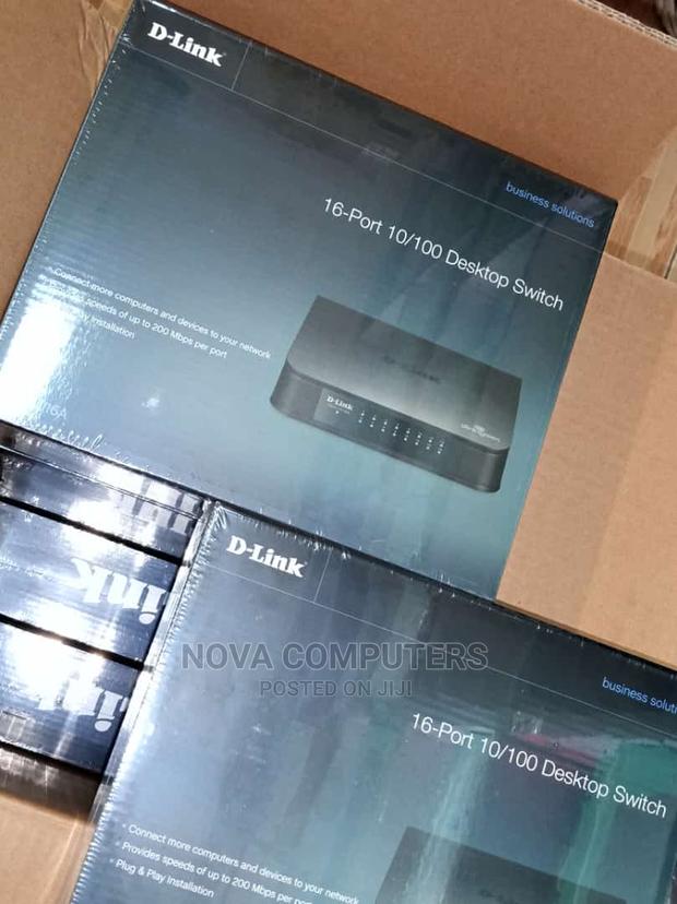 D-Link 16 Port 10/100 Desktop Switch - main view