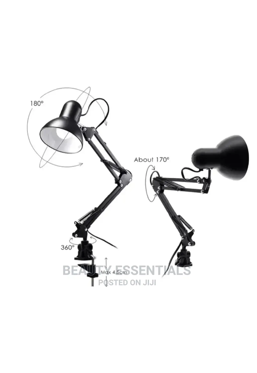 Swing Arm Desk Lamp With Clamp Raefing Light