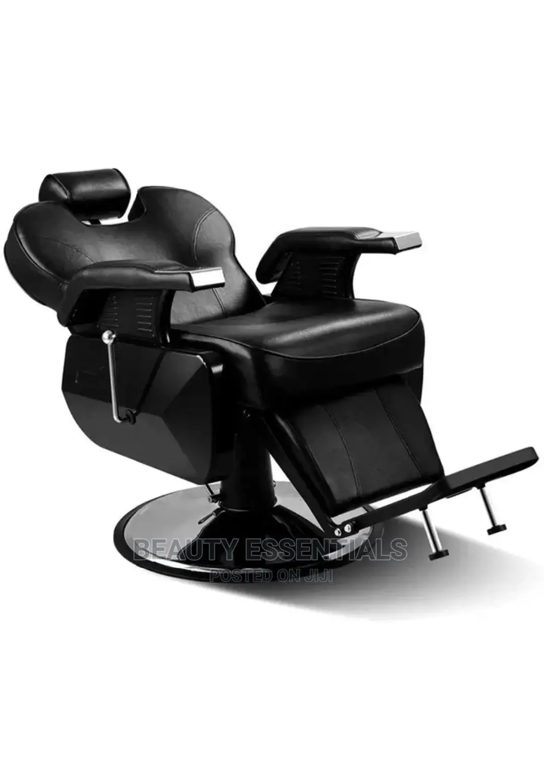 Jumbo Black Barber Seat