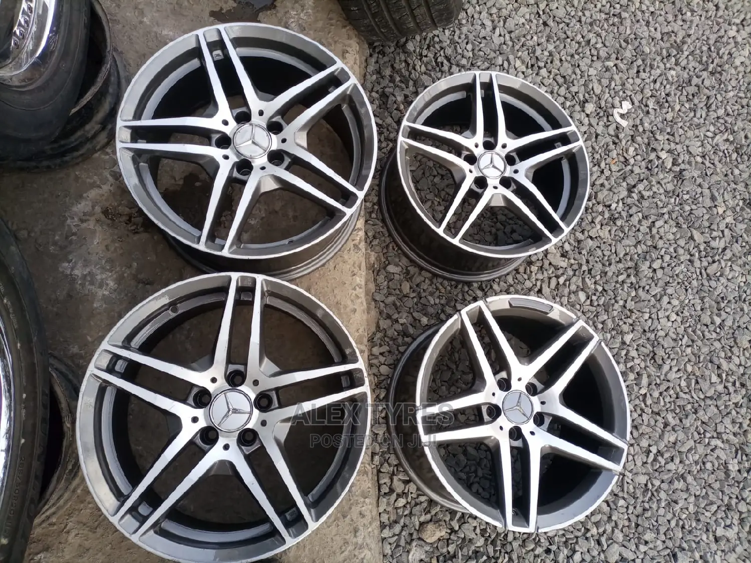 Size 16 Inches Mercedes Benz Sport Rims Set