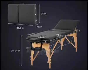 Marked Portable Massage Wooden Bed