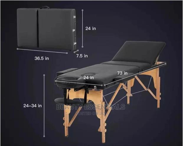 Marked Portable Massage Wooden Bed - main view