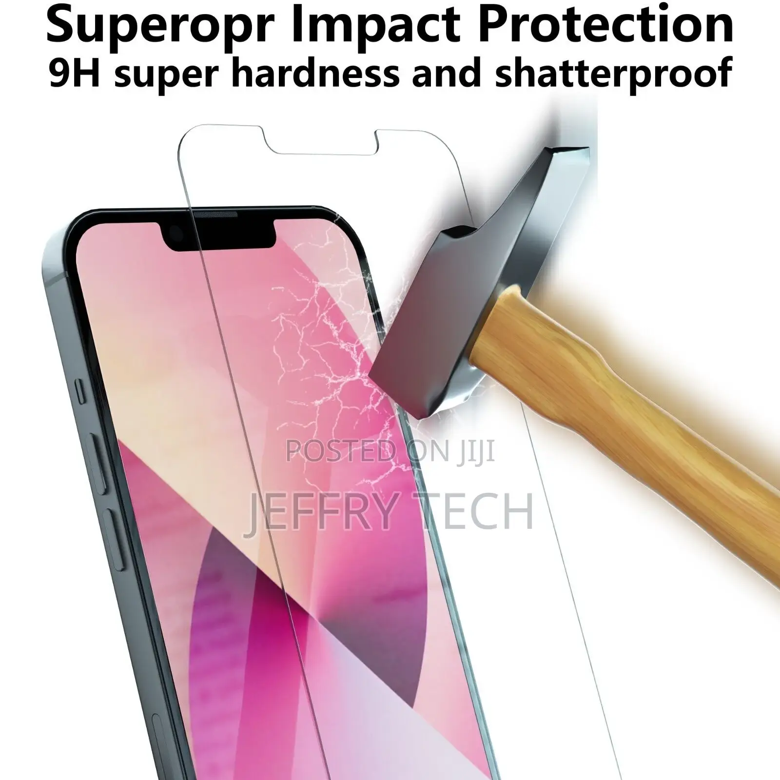 Tempered Glass Screen Protector for iPhone 14 13 12 11 Pro M