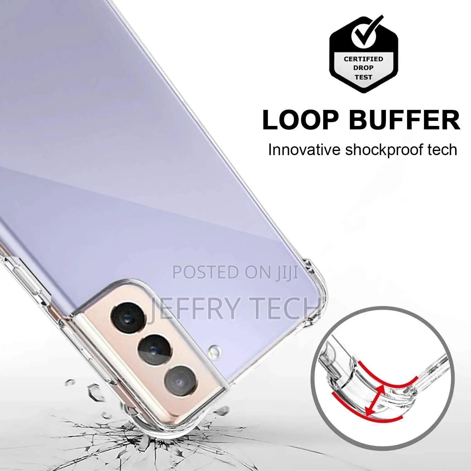 Samsung Galaxy S21 S22 S20 FE S10 9 8 Bumper Silicone Shock