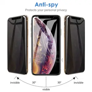 3 Pack Anti-Spy Privacy Glass Screen Protector for iPhone 11