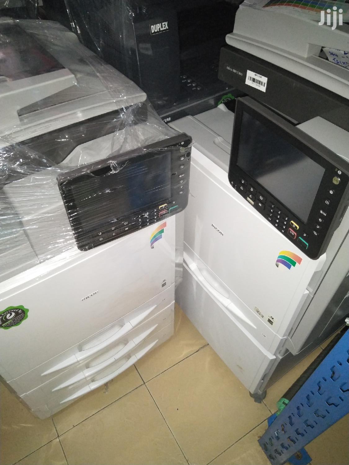 Coloured Ricoh Aficio Mp C 300 Photocopier Machines.
