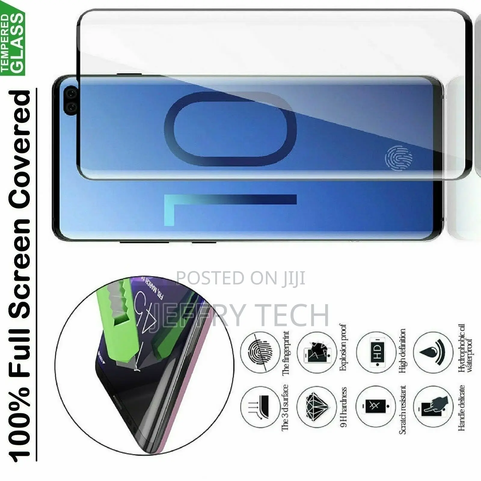 Samsung Galaxy S10 Plus Tempered Glass Screen Protector Film