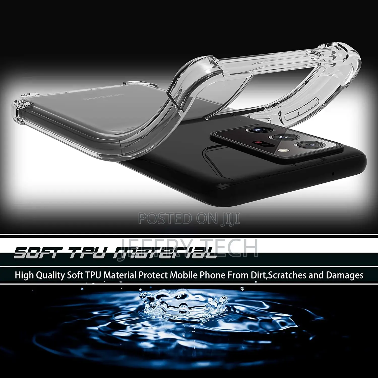 Samsung Galaxy Note 20 Ultra Case Slim Clear Gel Hybrid Cove