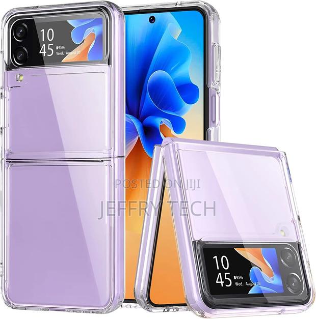 Samsung Galaxy Z Flip 4 Case Clear Slim Shockproof Hard Cov - main view