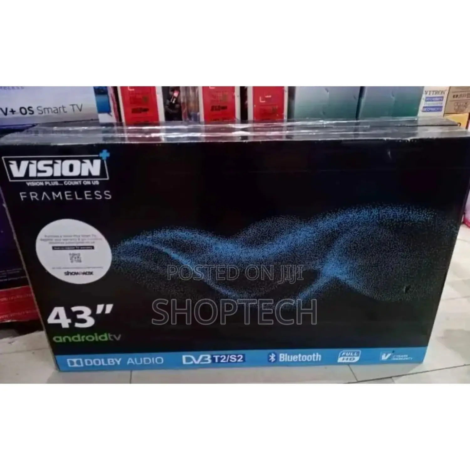 Vision Frameless 43" TV Smart Android
