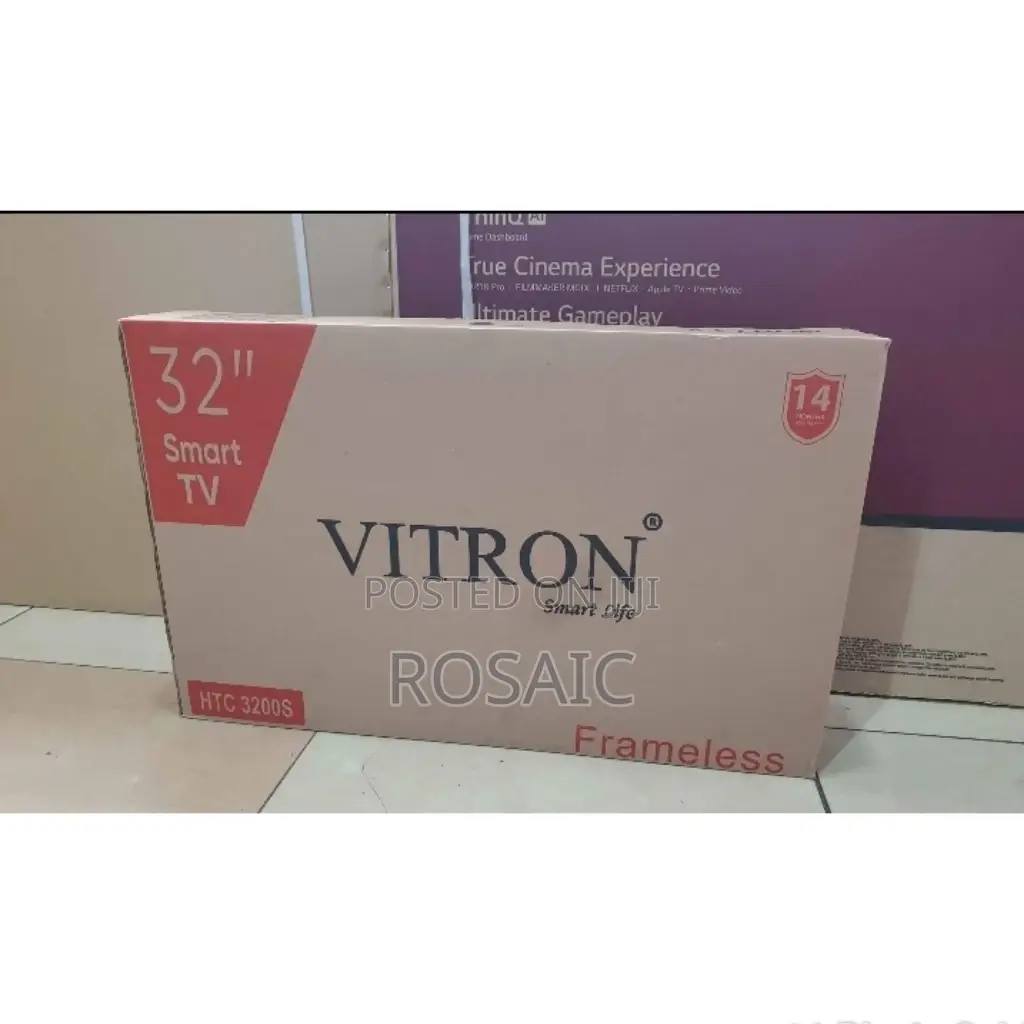 Frameless 32" Vitron Smart Android Tv Tv