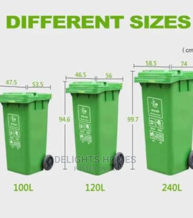 Dustbin With Wheels 90litres