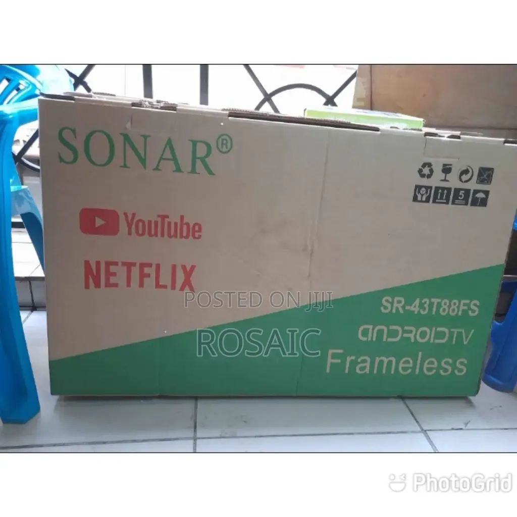 Frameless Sonar 43 Smart Android Tv