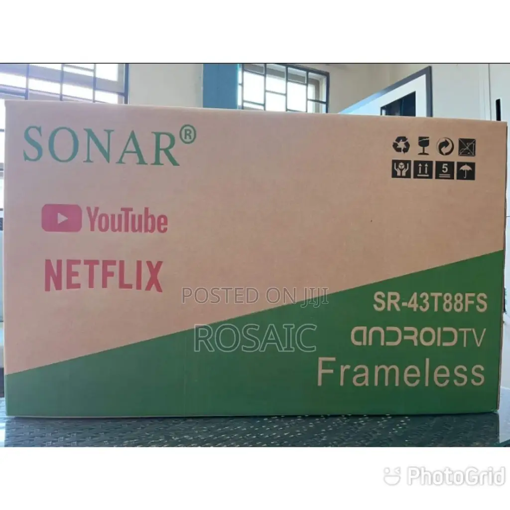 Frameless Sonar 43 Smart Android Tv