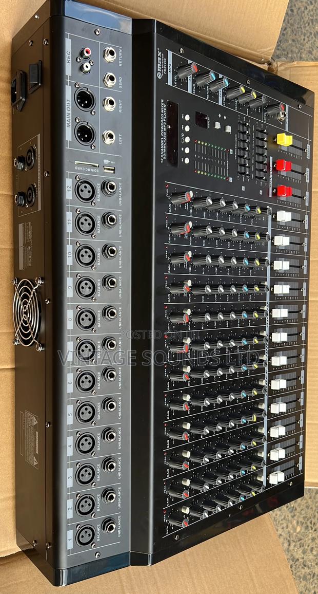 Omax 12 Channel Active Powered Mixer - thumbnail 2
