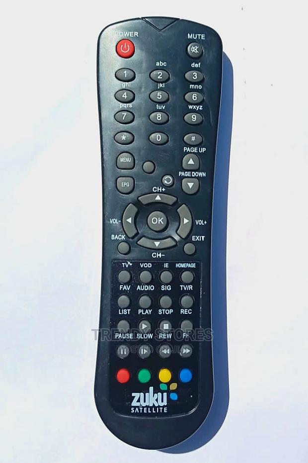 Zuku Decorder Remote - main view