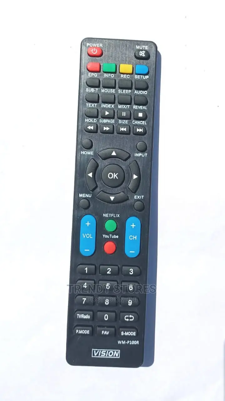 Vision Plus TV Remote