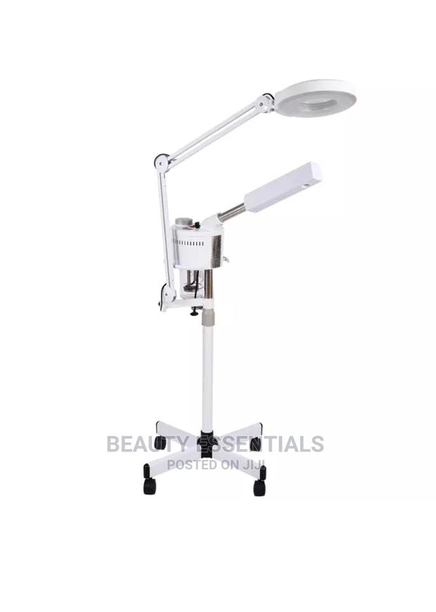 Salon Beauty Facial Steamer With Magnifying Lamp
