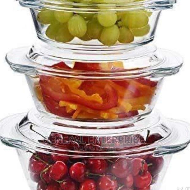 A Set of 3 Casserole - main view