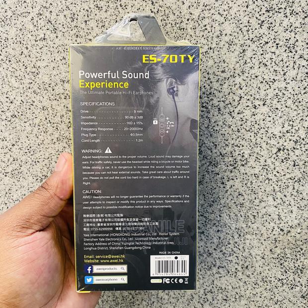 Awei ES-70TY Earphones - thumbnail 2