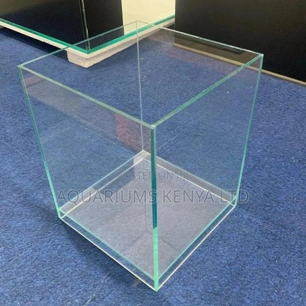 .51⁄2 by 1ft Cube,10litres Aquarium Glass Tank for Betta Fish