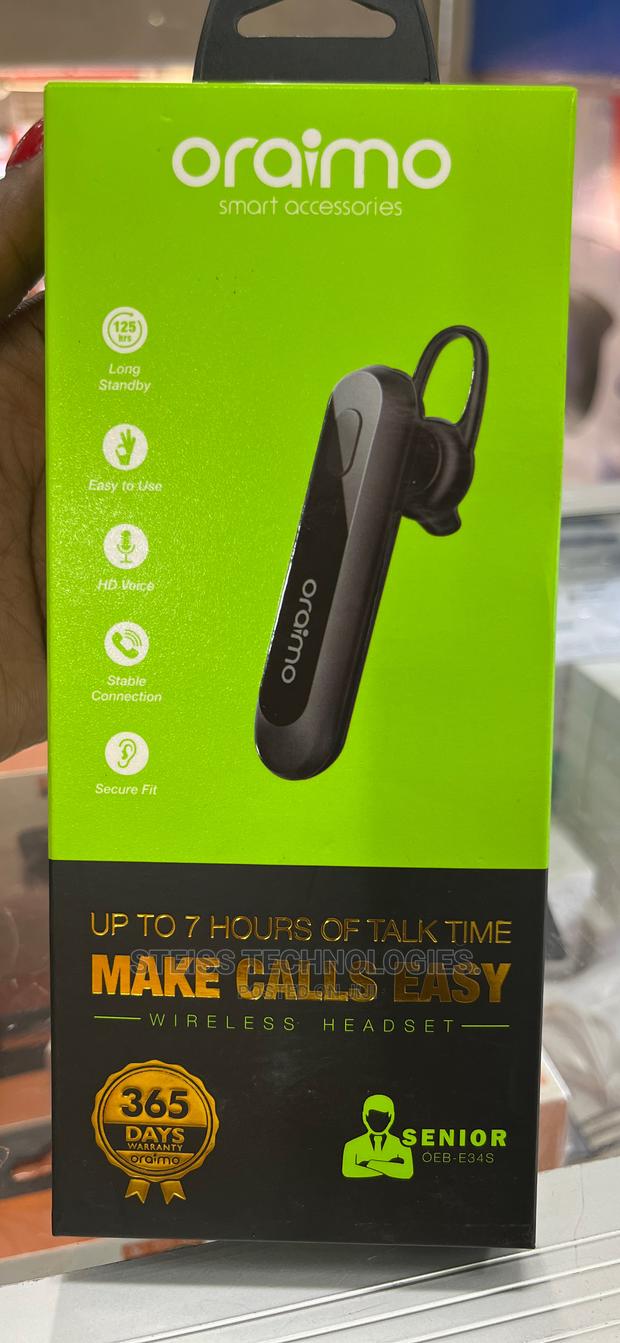 Oraimo Single Wireless Headset. - thumbnail 2