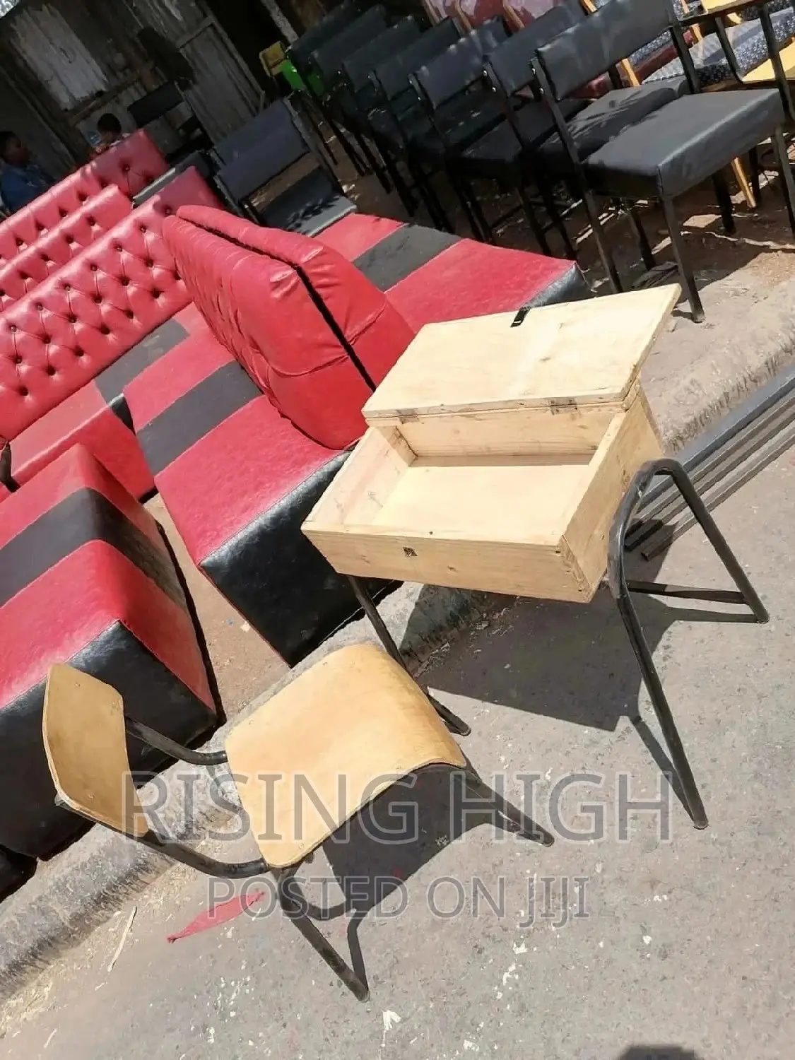 Durable Chairs and Lockers