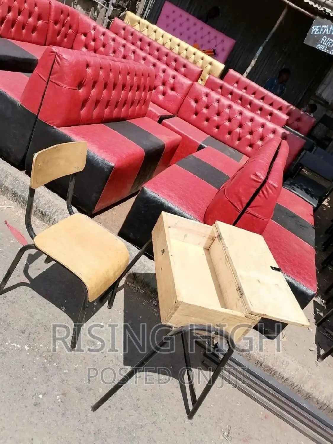Durable Chairs and Lockers