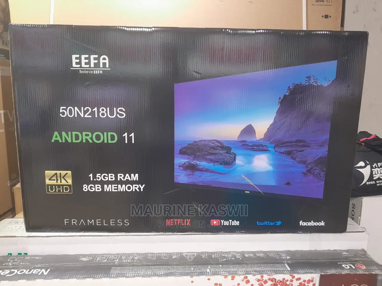Effa 50"Inches Cheapest Tv Brand New