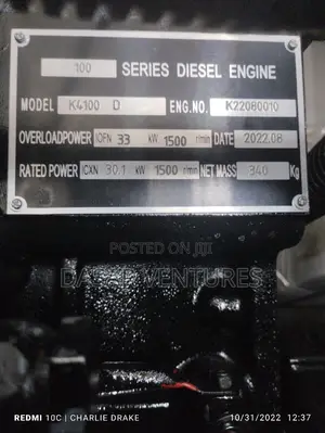 Generator Hisaki Brand 30kva