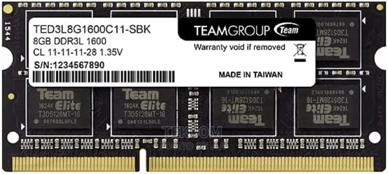 Team Group Desktop RAM DDR3L 8GB 1600