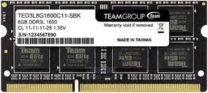 Team Group Desktop RAM DDR3L 8GB 1600