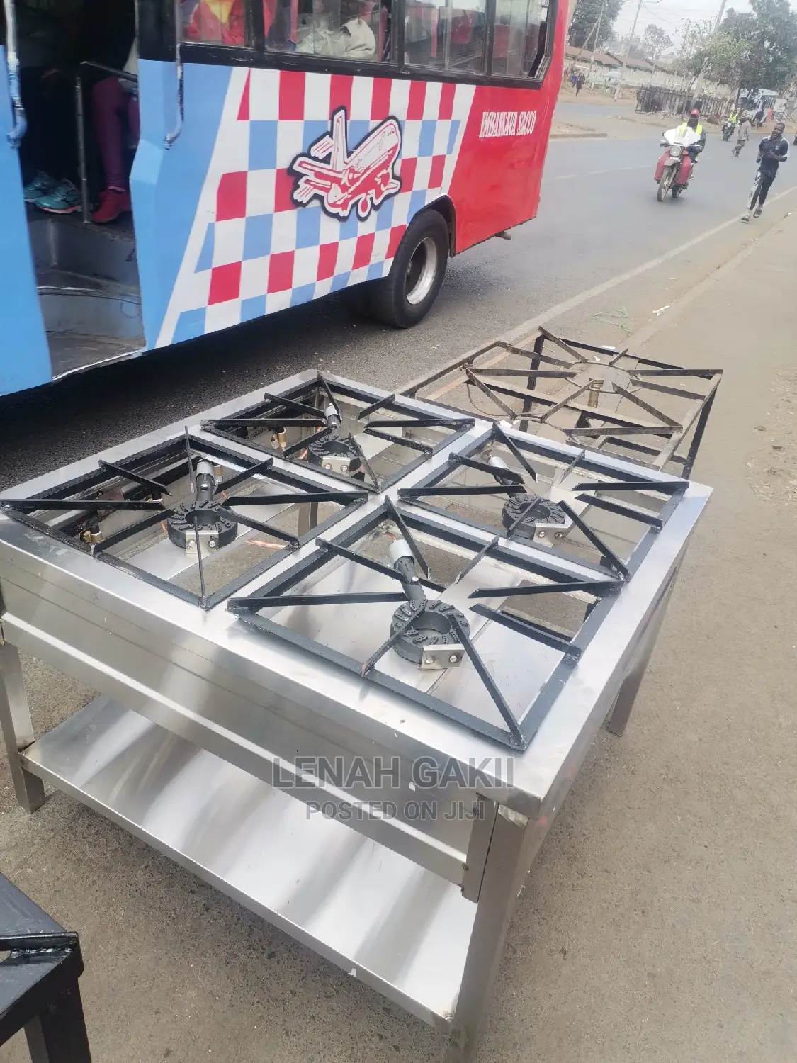 4 Burners Gas Cooker Square