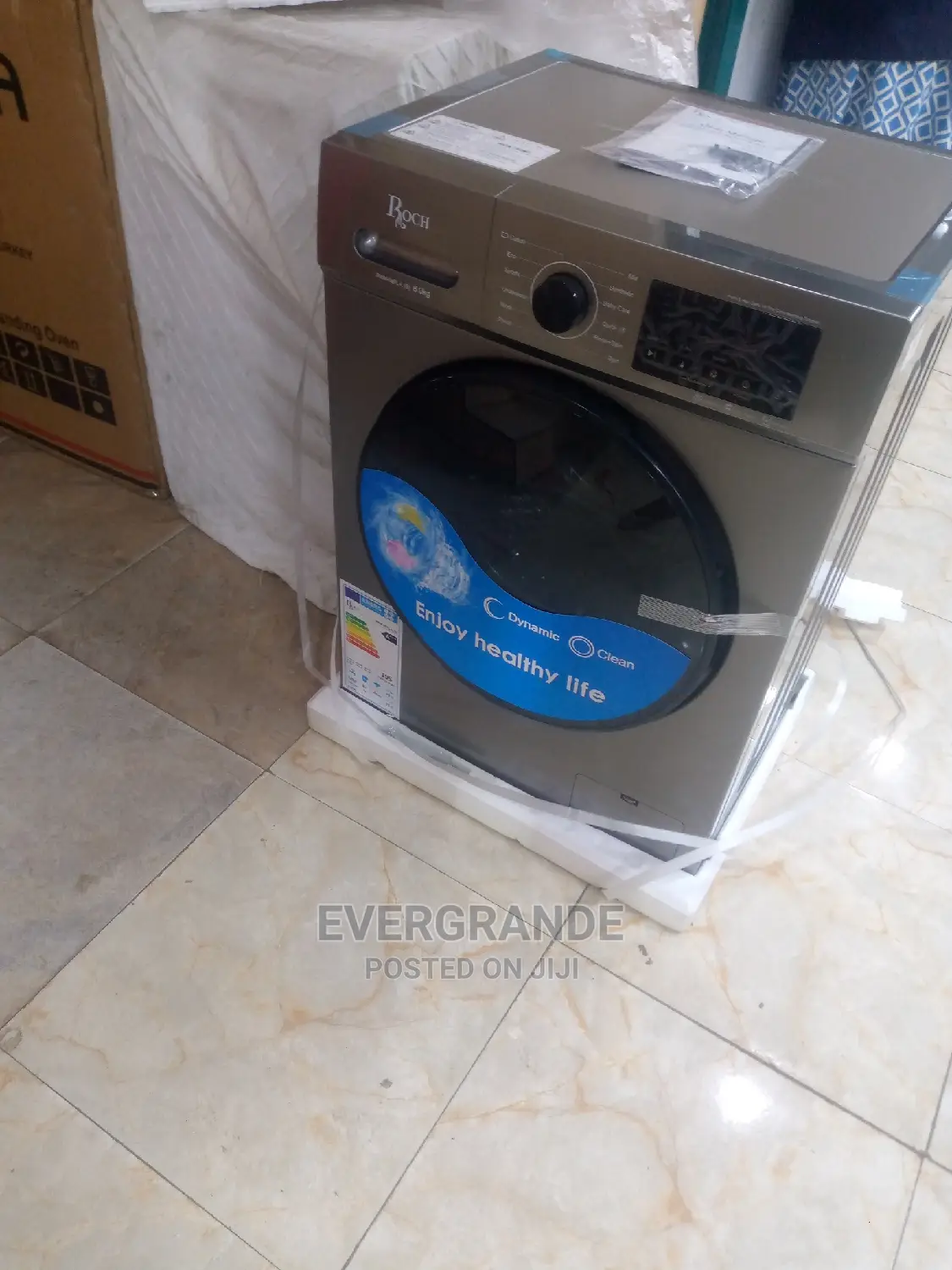 Brand New Roch Washing Machine 8 Kg Front Load.
