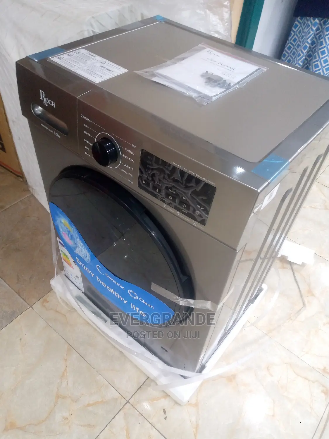Affordable Roch Washing Machine Front Load 8 Kg .