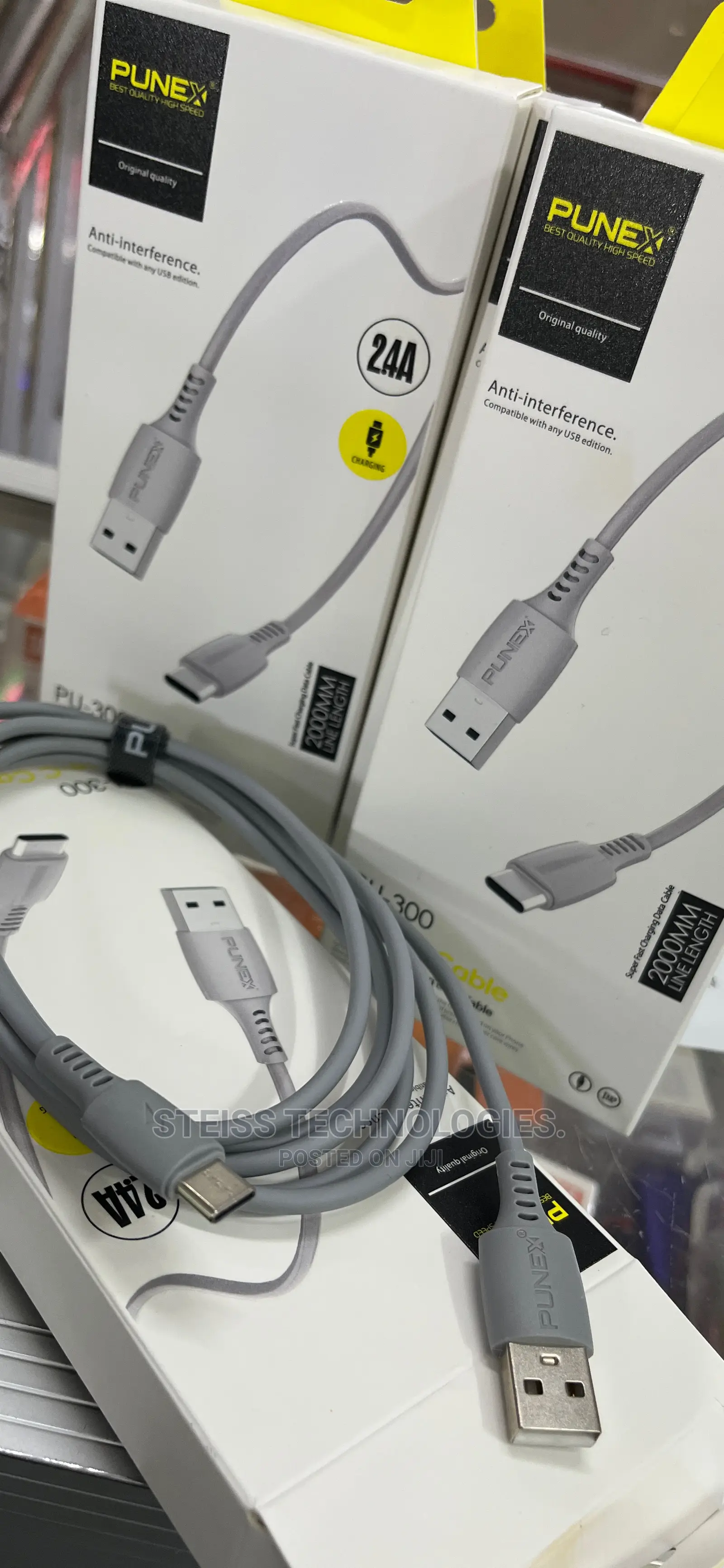 Punex 2metres Type C Cable.