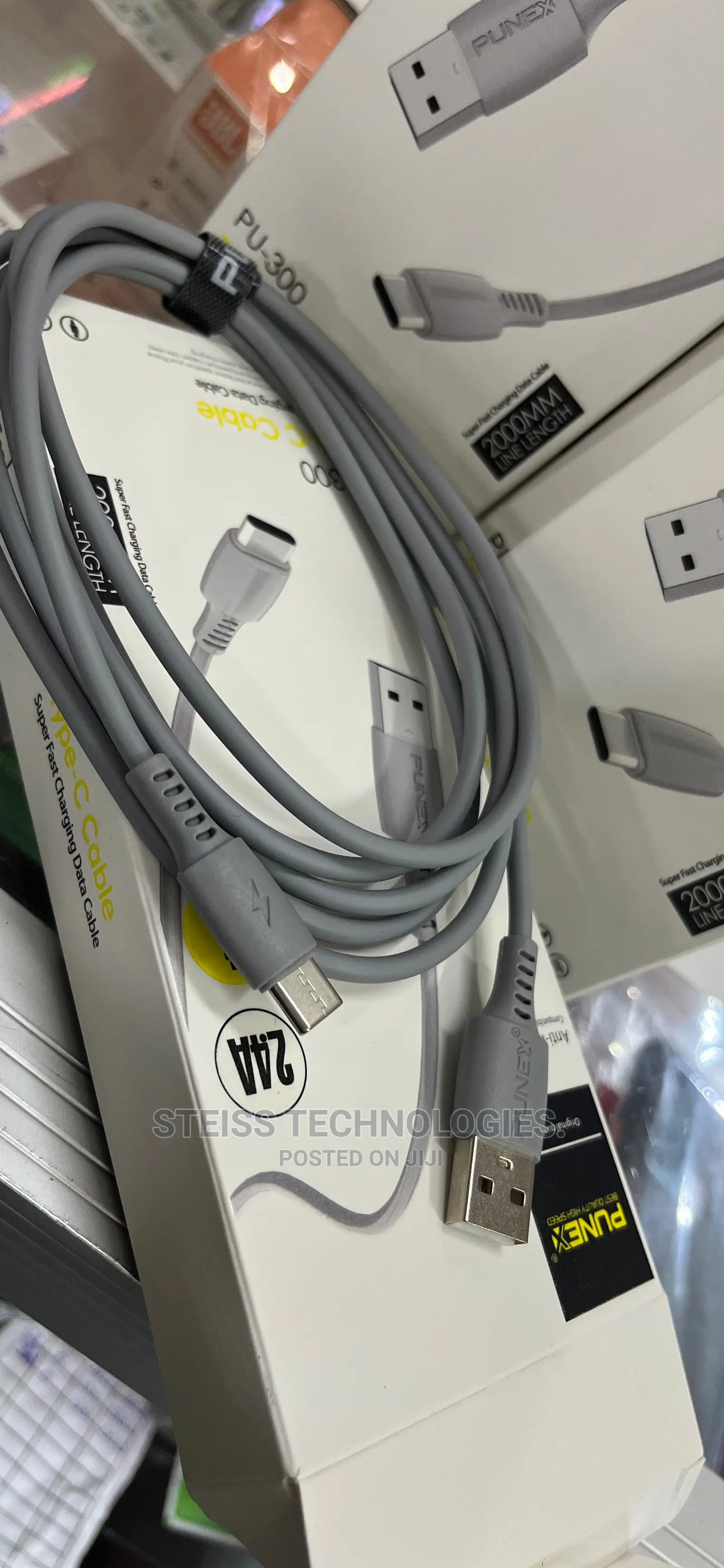 Punex 2metres Type C Cable.