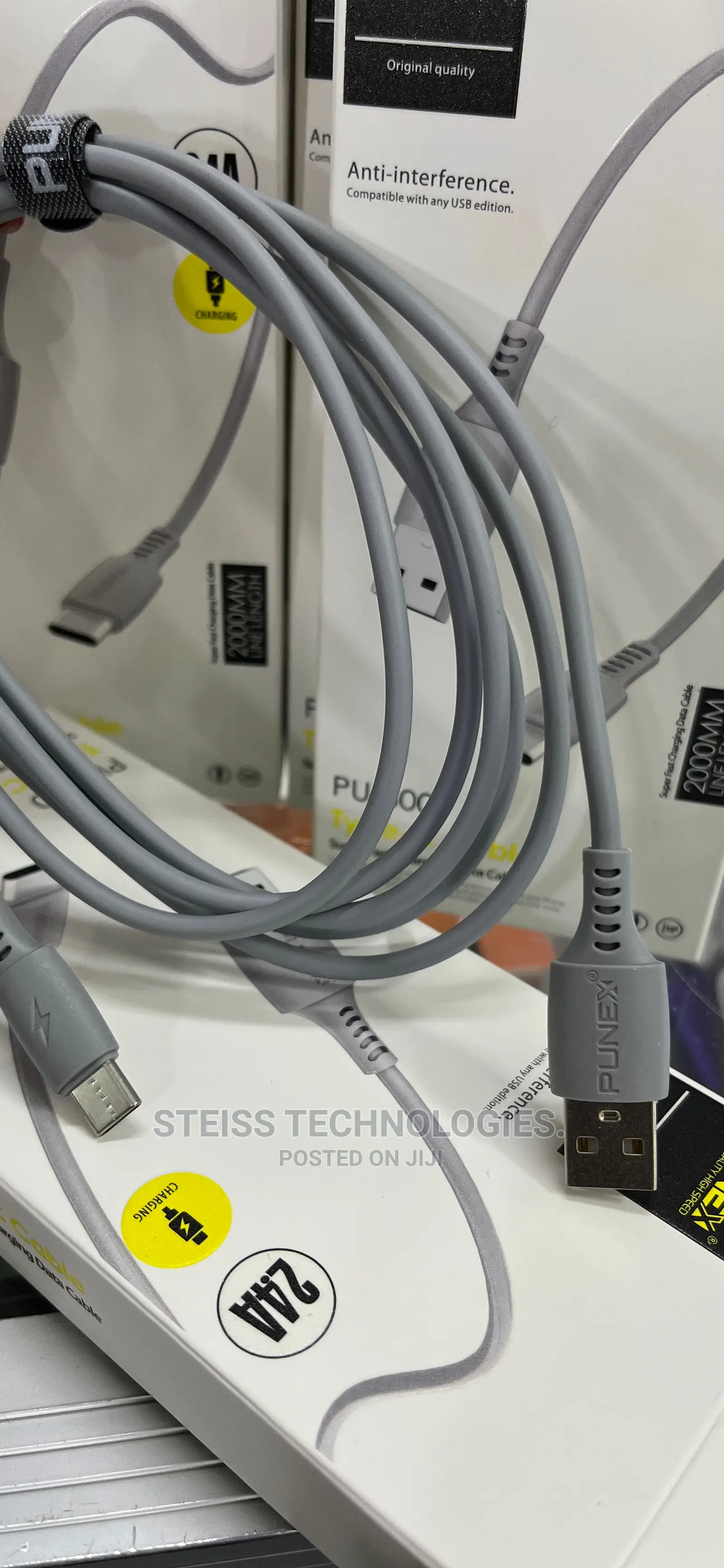 Punex 2metres Type C Cable.