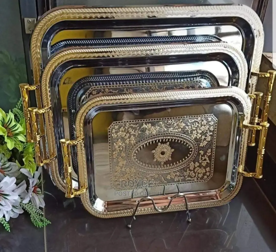 3pc Stainless Steel Trays