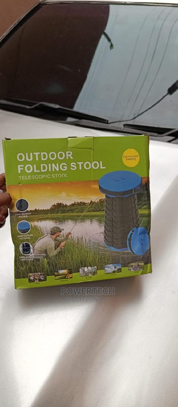 Portable Retractable Folding Stool - main view