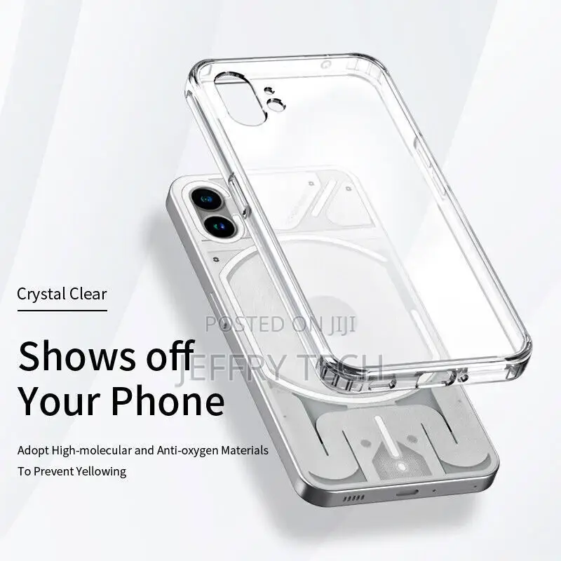 Nothing Phone (1), Luxury Shockproof Transparent Clear Crys