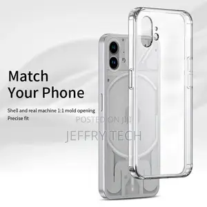 Nothing Phone (1), Luxury Shockproof Transparent Clear Crys