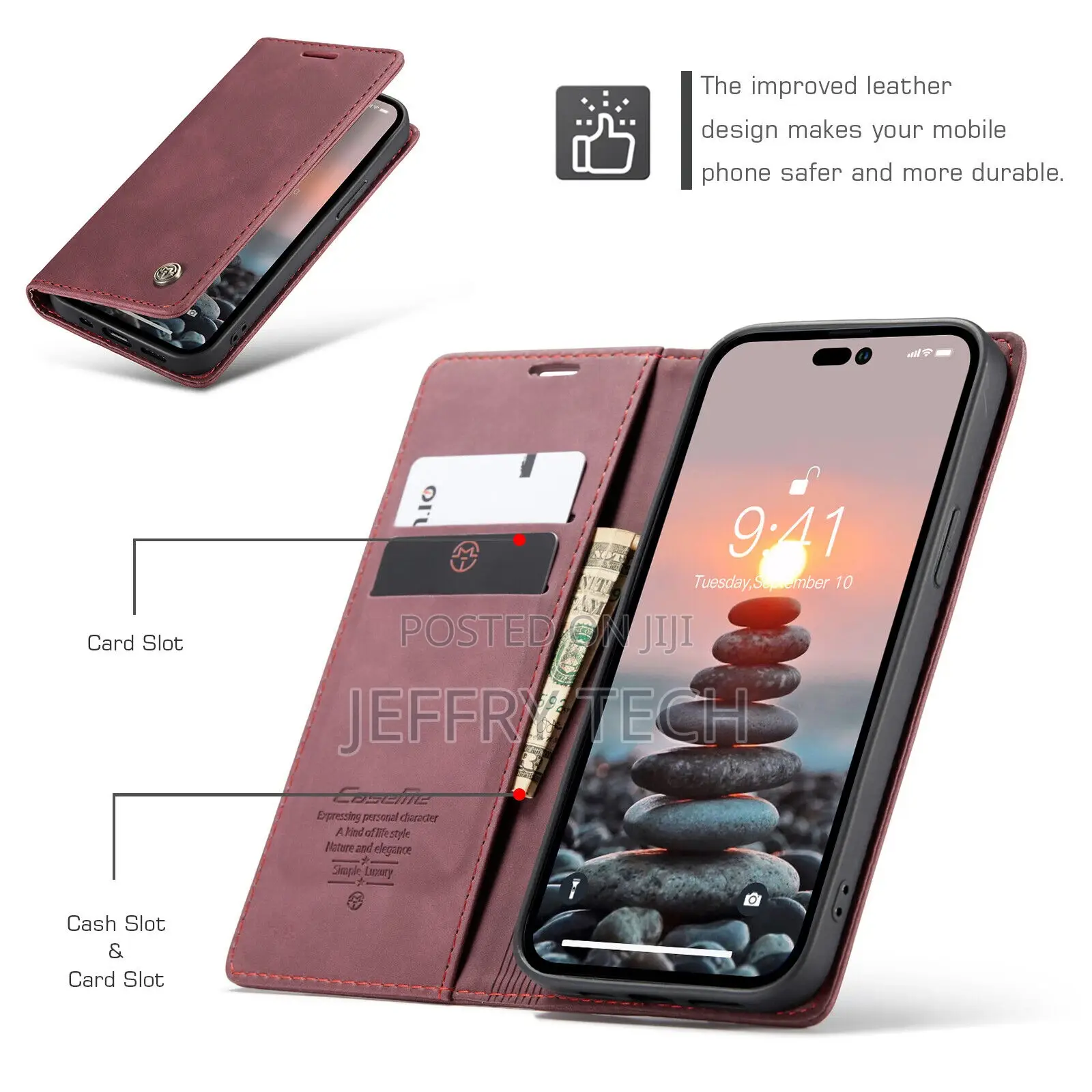Caseme for Samsung Galaxy A13 4G Case , Leather Magnetic Wal
