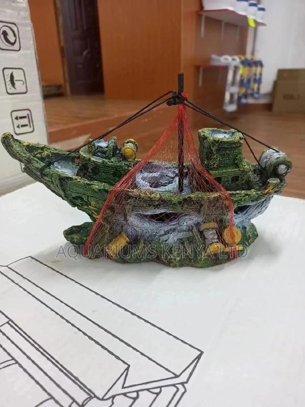 Net Wrecked Aquarium Ship - main view