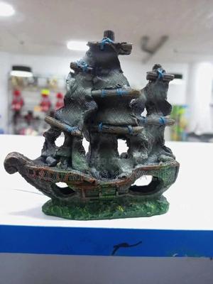 Small Wrecked Aquarium Ship - thumbnail 2