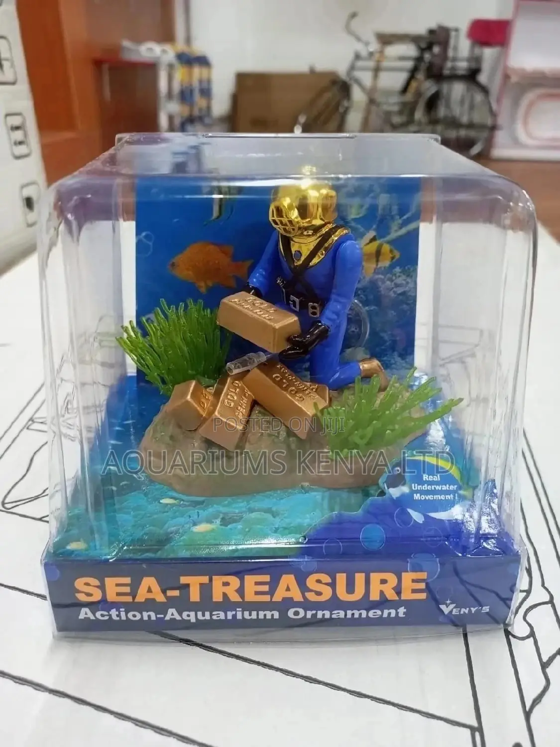 Gold Tablets Sea Treasure Aquarium Ornaments